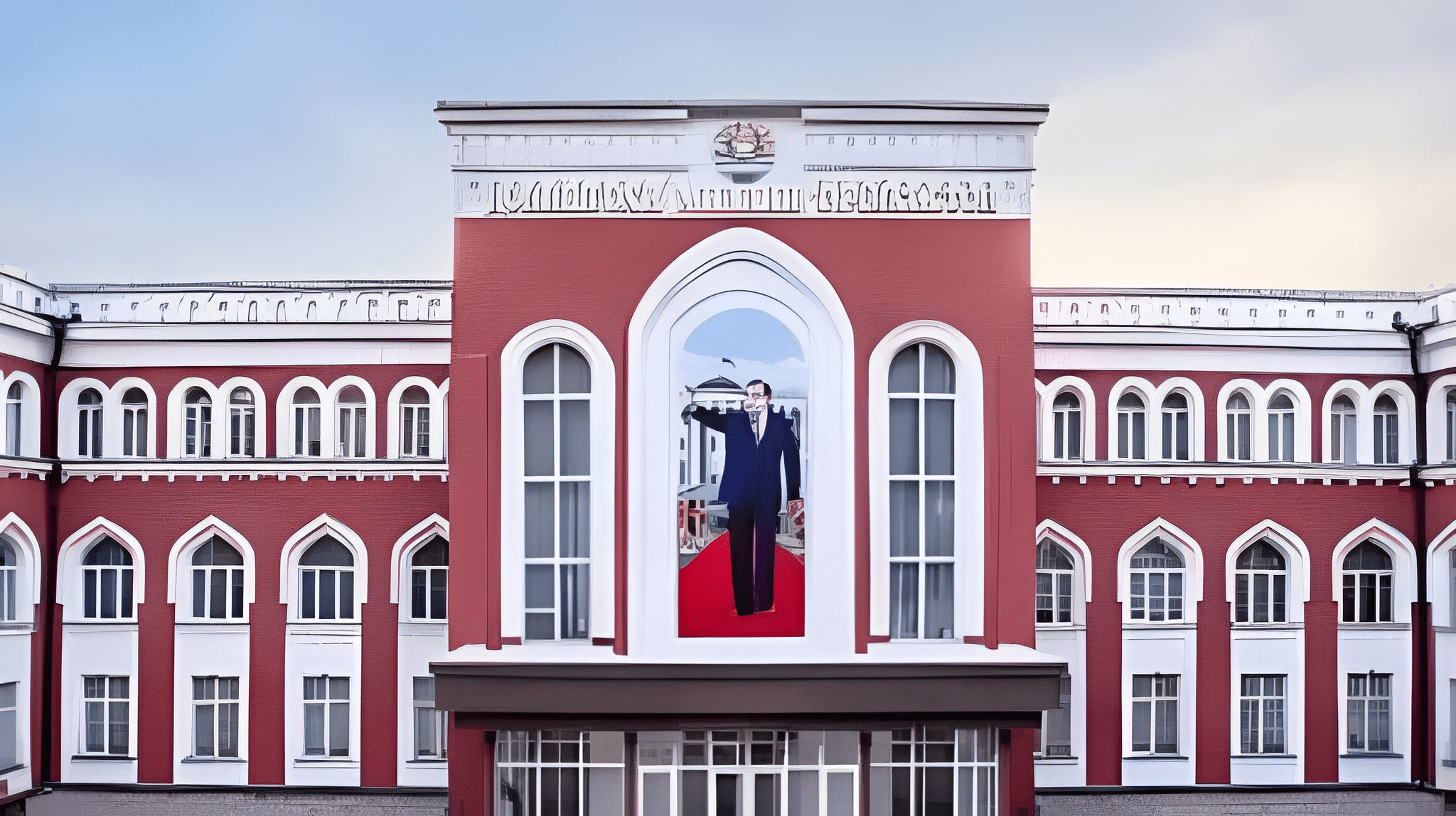 Modern Central Asian medical university campus representing MBBS study options in Tajikistan